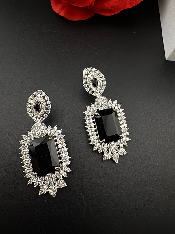 Premium Cubic Zirconia Chandelier earrings in Crystal stones, Cubic Zirconia, Swarovski designer Inspired Statement Drop Dangle earrings
