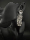 Premium Cubic Zirconia Chandelier Long earrings is designer Inspired, Statement Long earring, Bridal, Party, Wedding jewelry, Shiny