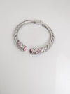 Openable Cuff bracelet with Stones, American Diamonds, crystal stones, CZ, Fits size upto 2.6"