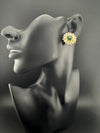 Kundan, cubic Zirconia, stones Stud Earrings, Tyaani Inspired Indian Jewelry
