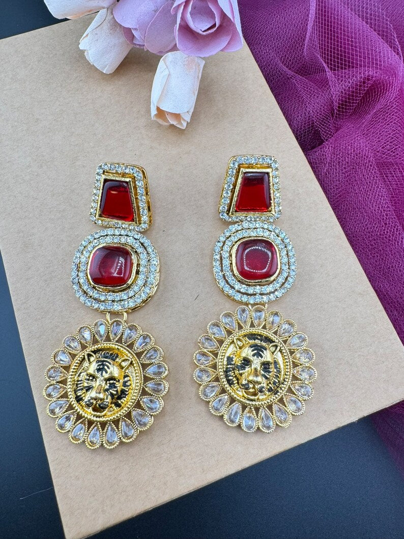 Sabyasachi inspired Chand Bali earring, Long Chandelier earring