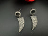 COMBO of 2 oxidized earrings, Fly and abstract earrings
