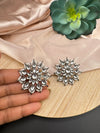 Kundan and Pearls Big Studs Earrings