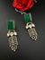 Cubic Zirconia, Kundan, Doublet Stone Chandelier Drop Earrings, Moissanite, CZ, Designer jewelry
