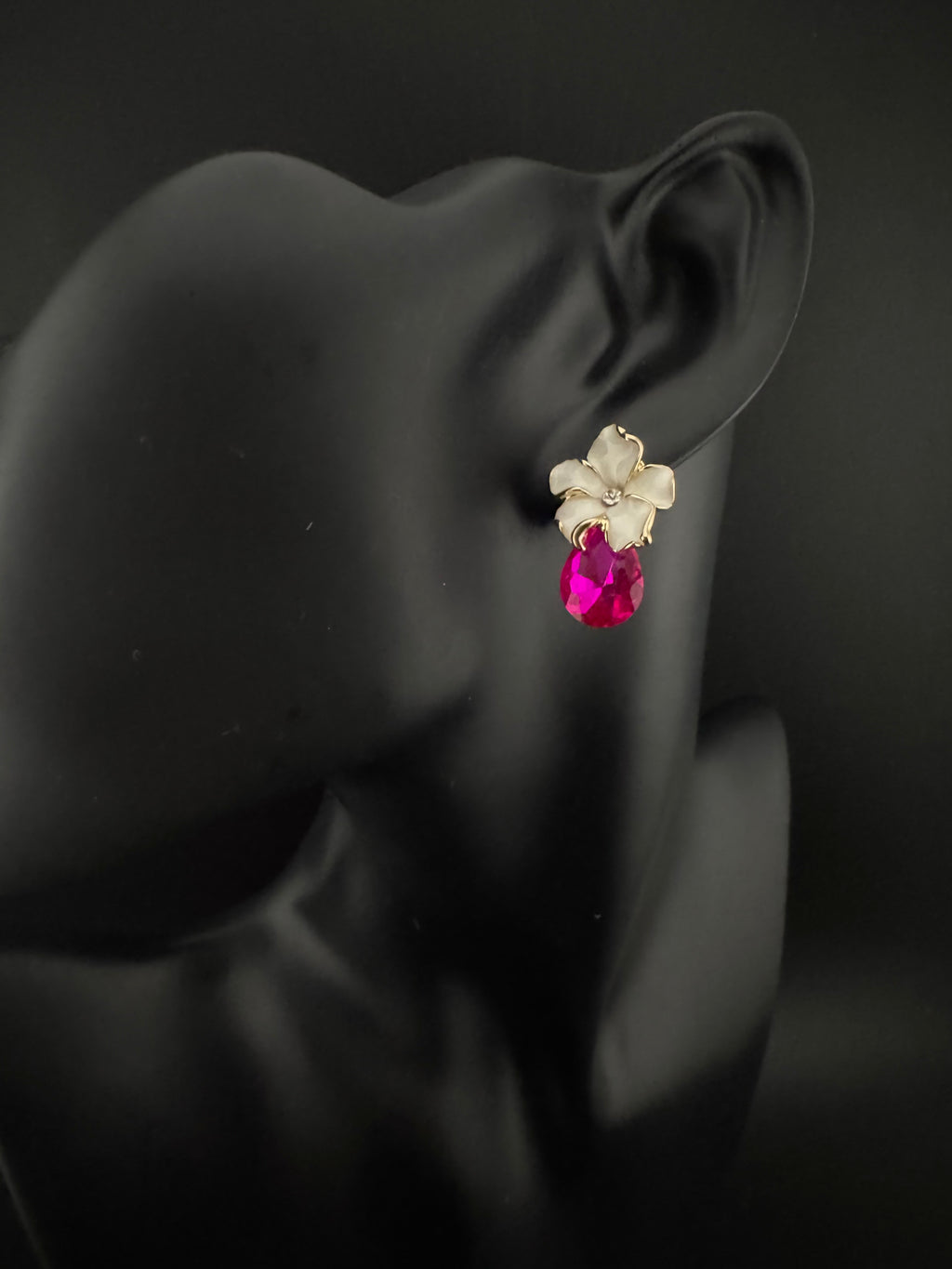 Premium Crystal and Enamel everyday earring is a Swarovski inspired designer Piece/Indian jewelry/Anti-tarnish Jewelry/Kids earrings