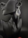Premium Nano Setting Cubic Zirconia Long earrings in Drop shape, stylish, designer Inspired Statement long earring/Bridal Bridesmaid earring