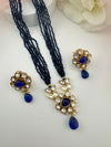 Kundan, CZ, MOP, Pearls, Hydro Beads Long necklace set, Rani haar, everyday wear jewelry
