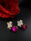 Premium Crystal and Enamel everyday earring is a Swarovski inspired designer Piece/Indian jewelry/Anti-tarnish Jewelry/Kids earrings
