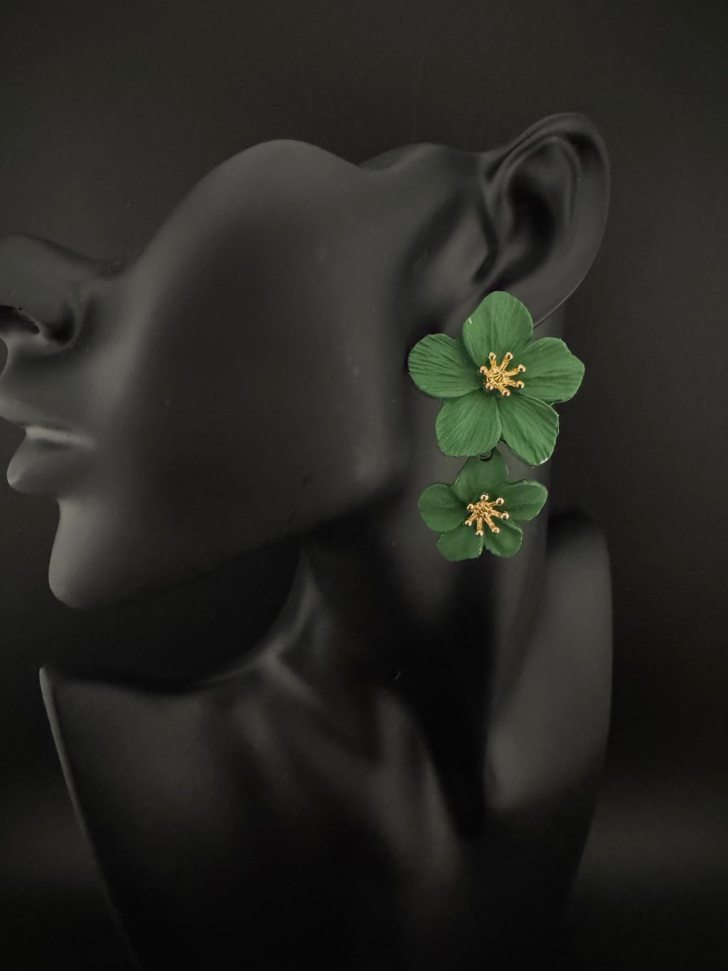 Premium High Quality long drop earrings, lightweight Brass and Acrylic material flower Earrings for party wear/Bridesmaid gift