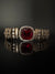 Moissanite Kundan, Crystal, CZ Adjustable Gold Polish Bracelet, Kids Bracelet fits 2.4"