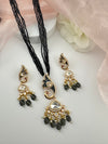 Kundan, CZ, MOP, Pearls, Hydro Beads Peacock Long necklace set, Rani haar, everyday wear jewelry