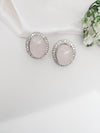 Cubic Zirconia, American Diamond,Doublet stone studs earrings, Indian Jewelry