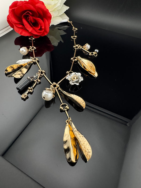 Premium Quality Contemporary NECKLACE ONLY/geometric design necklace/Designer inspired/Indian jewelry/Sleek Necklace/everyday wear/handmade