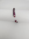 Designer Cuff bracelet with American Diamonds nano setting, crystal stones, Fits size upto 2.6"