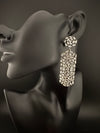 Premium Cubic Zirconia Chandelier Long earrings is designer Inspired, Statement Long earring, Bridal, Party, Wedding jewelry, Shiny