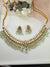 Doublet stone, Mother Of Pearls, pearls Flexible Gold necklace set, Indian Bridal Jewelry