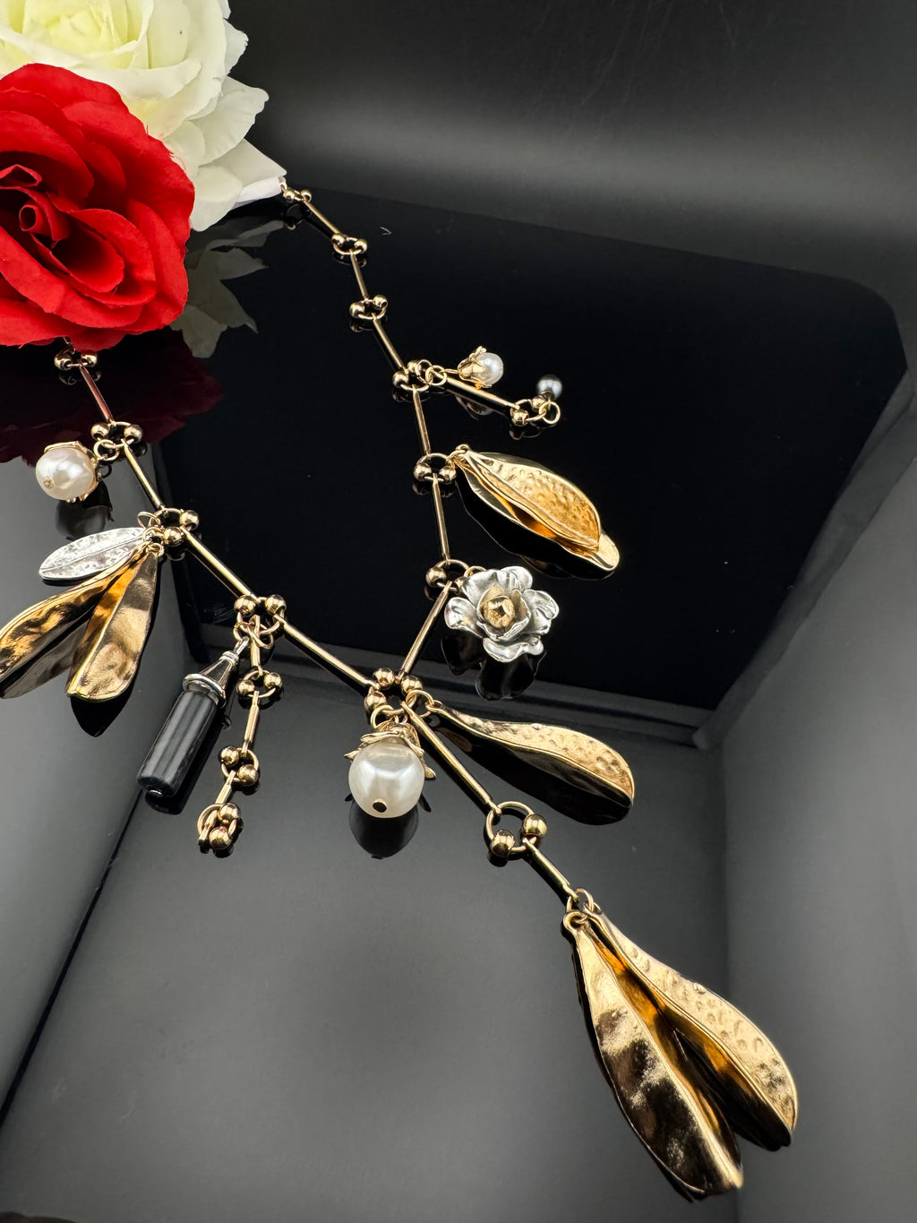 Premium Quality Contemporary NECKLACE ONLY/geometric design necklace/Designer inspired/Indian jewelry/Sleek Necklace/everyday wear/handmade