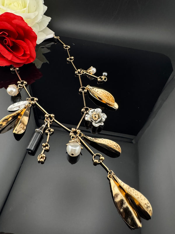 Premium Quality Contemporary NECKLACE ONLY/geometric design necklace/Designer inspired/Indian jewelry/Sleek Necklace/everyday wear/handmade