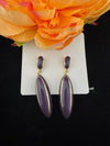 High Quality Premium Enamel and gold Designer Drop Earrings