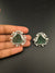 Pearls, Cubic Zirconia, Diamond nano setting stud earrings, Indian Jewelry