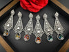 Premium Long Earrings with Swarovski Crystals and Nano Setting Cubic Zirconia Chandelier Earrings