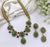 Doublet stones, Kundan, Gold long necklace set, Rani Haar, Indian Bridal Jewelry