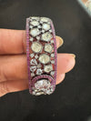 Uncut Kundan, Crystal Stone, CZ, Openable Bracelet Bangle, Victorian Polish