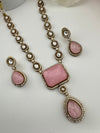 Kundan, Polki, CZ, Doublet Stones Long Golden necklace set, Rani haar, everyday wear jewelry