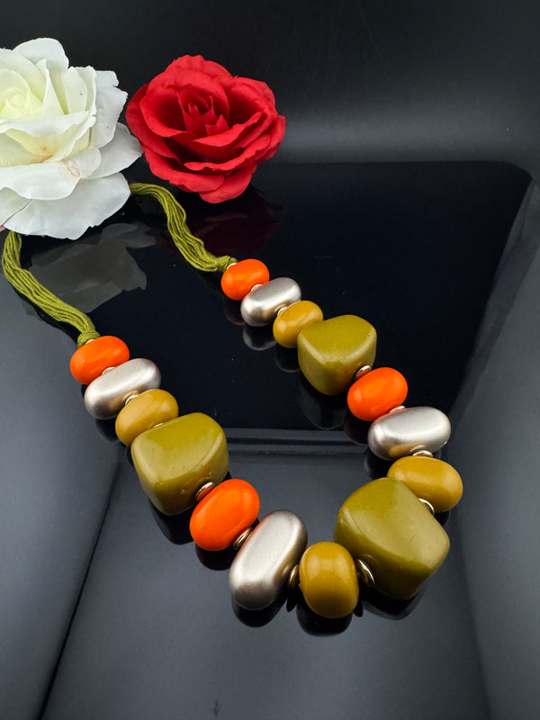 Premium Quality Wooden NECKLACE ONLY is a Designer inspired/Indian jewelry very Sleek everyday wear and handmade