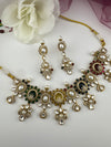 Sabyasachi inspired Kundan Pearls stones Necklace Set, Indian Bridal set