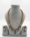 Doublet stones, Kundan, Gold long necklace set, Rani Haar, Indian Bridal Jewelry
