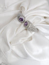 Openable Designer Cuff bracelet with Stones, American Diamonds, crystal stones, CZ, Fits size upto 2.6"