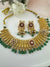 Rajwadi Gold necklace set with jhumka, in kundan and pearls, Indian Bridal Jewelry set