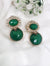 Designer inspired, Doublet stone uncut kundan and CZ chandbali Drop earrings, Indian Jewelry