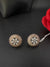Cubic Zirconia, Diamond nano setting Victorian stud earrings, Indian Jewelry