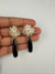Cubic Zirconia, Diamond, Crystal stone, Gold Polish Designer inspired Dangle earrings, Indian Jewelry