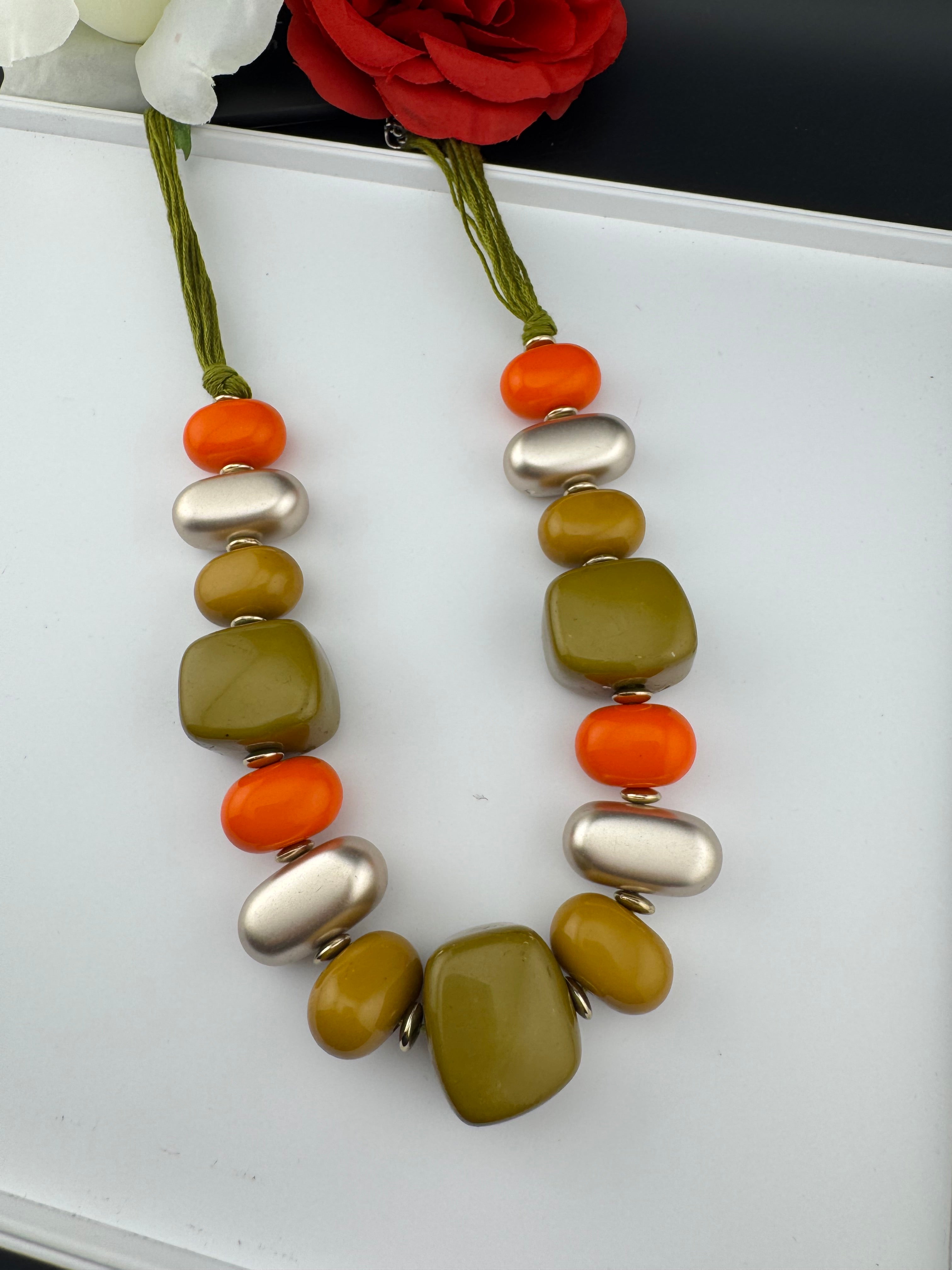 Premium Quality Wooden NECKLACE ONLY is a Designer inspired/Indian jewelry very Sleek everyday wear and handmade