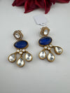 Gold Kundan, Stone Chandelier Drop Earrings, Bridal, Moissanite, CZ, Designer jewelry