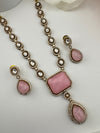 Kundan, Polki, CZ, Doublet Stones Long Golden necklace set, Rani haar, everyday wear jewelry