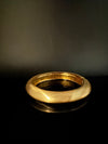 Brushed finished Gold Cuff Bracelet Bangle, Anti Tarnish, fits sizes upto 2.6"