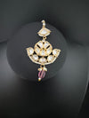 Pearls, Kundan Tikka, Indian Maang Tikka, Headpiece, Bridal jewelry