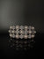 Openable Designer bracelet with Pearls, crystal stones, CZ Nano setting, Fits size upto 2.6"