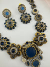 Pearl, CZ,Stones Sabyasachi inspired necklace set, Indian Bridal Jewelry set