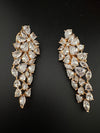 Premium Cubic Zirconia Chandelier Long earrings is designer Inspired, Statement Long earring, Bridal, Party, Wedding jewelry, Shiny