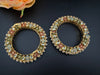 Openable Jadau Pacheli kada with pearls, kundan is Amrapali inspired Designer bangles set/Indian Kada/Temple jewelry/Rajwadi Bangle/Size 2.4" & 2.8"