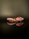 Openable Sleek Cuff Bracelet in Enamel and gold polish Snake Bracelet bangle/Indian Bracelet/Everyday Bracelet/Fits upto 2.6"