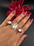 Premium 2 Finger Ring in kundan, Italian Mina(Enamel) Adjustable Finger Ring