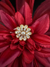 Premium Quality Ring Moissanite Kundan, CZ is Tyaani inspired Adjustable Finger Ring