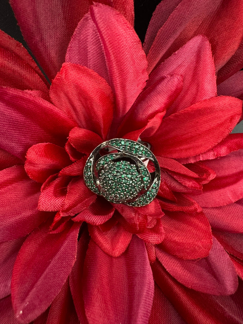 Premium Victorian and Cubic Zirconia(AD) Adjustable Ring Adjustable Finger Ring