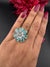 Premium Silver and Cubic Zirconia(AD) Adjustable Ring Adjustable Finger Ring